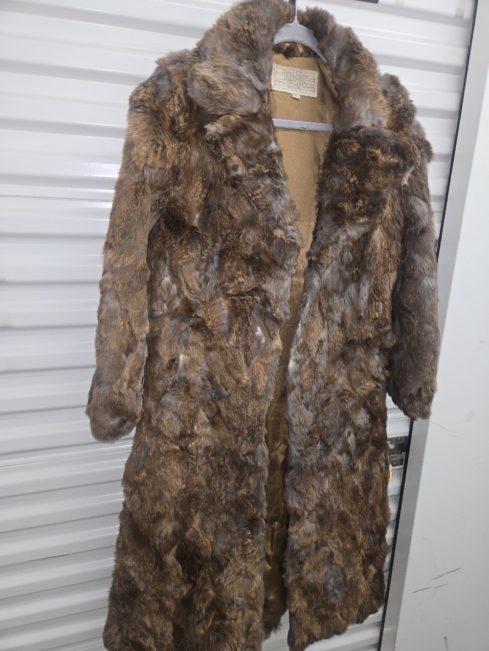 Dino Ricco Rabbit Fur Coat Size Large - Picture 3 of 16